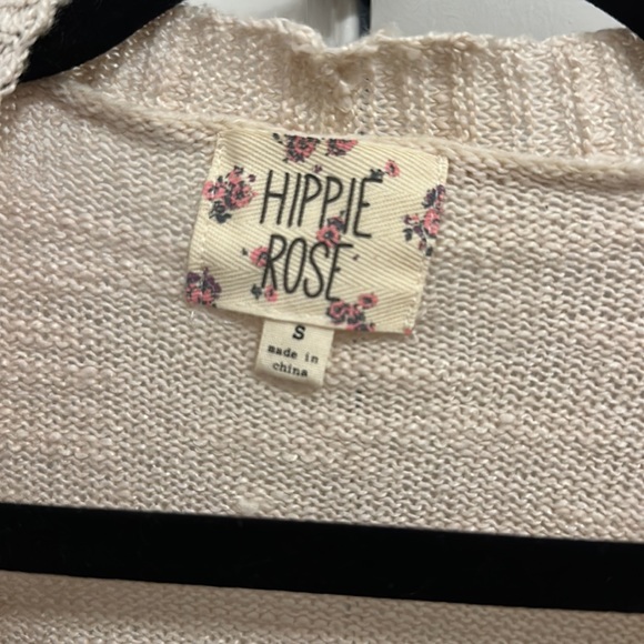 Hippie Rose Striped and Fringed Cardigan - Picture 2 of 5